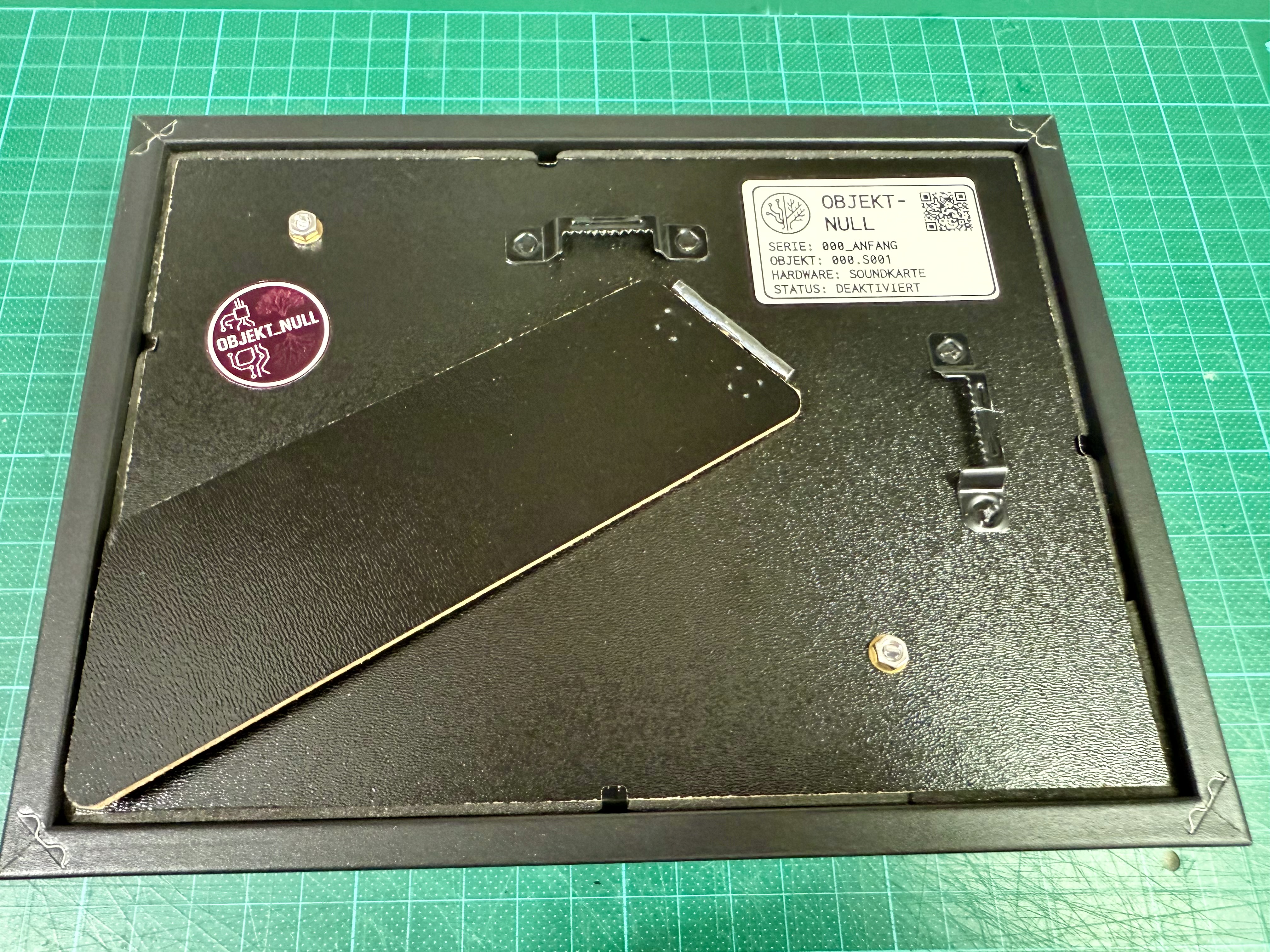 Objekt 000.S001.5 – Serie Anfang